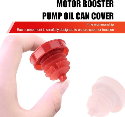 2 PCS Automotive Hydraulic Power Steering Cover, Power Steering Pump Oil Cap, Reservoir Cover Plug Replacement 53697-SB3, Compatible with Honda Accord Odyssey CRV Civic RD5/7 (Red) in Saudi Arabia