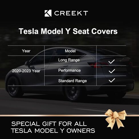 2024 لأغطية مقاعد Tesla Model Y 2024 2023 2022 2021 2020 (5 مقاعد فقط)، لأغطية مقاعد الكلاب الأليفة من طراز Y موديل Y مجموعة كاملة من الجلود لملحقات Tesla Model Y 2020-2023 2024 (أسود، 12 قطعة) in Kuwait