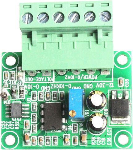 NOYITO Frequency to Voltage Converter Module 0Hz - 10Khz to 0-5V 0-10V Series Converter Module Digital to Analog Converter Module (0-1KHz to 0-5V) in Saudi Arabia