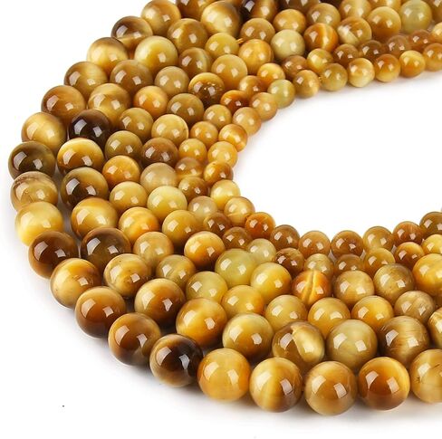 Natural Honey Gold Tiger Eye Beads, Grade AAA Gemstone Round Loose Beads 8MM 100PCs Bulk Lot Options, Semi Precious Stone Beads for Jewelry Making in Saudi Arabia