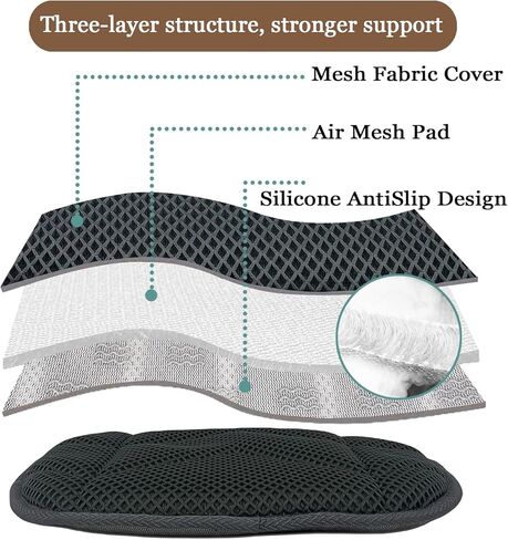 وسادة مقعد السيارة الشبكية الهوائية 4D، وسادات مقعد السيارة سريعة الجفاف وقابلة للغسل، وسادة مقعد مضادة للانزلاق، وسائد مقعد سيارة مسامية للقيادة، كرسي المكتب المنزلي in Kuwait