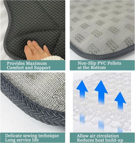 وسادة مقعد السيارة الشبكية الهوائية 4D، وسادات مقعد السيارة سريعة الجفاف وقابلة للغسل، وسادة مقعد مضادة للانزلاق، وسائد مقعد سيارة مسامية للقيادة، كرسي المكتب المنزلي in Kuwait