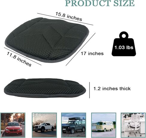وسادة مقعد السيارة الشبكية الهوائية 4D، وسادات مقعد السيارة سريعة الجفاف وقابلة للغسل، وسادة مقعد مضادة للانزلاق، وسائد مقعد سيارة مسامية للقيادة، كرسي المكتب المنزلي in Kuwait