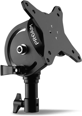 PROAIM 360° Rotation VESA 75mm/100mm Tilting Monitor Mount. Comes with a 5/8" Baby Pin Receiver. Tilt Range: 230°. Payload up to 22kg / 50lb (P-ROTN-01) in Saudi Arabia