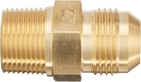 2404-12-12-B تركيب أنبوب نحاسي مستقيم، 1-1/16"-12 SAE x 3/4"-14 NPTF خيط، 3/4" ذكر JIC x 3/4" ذكر NPTF in Saudi Arabia