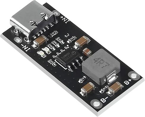 6PCS Type-C USB Input High Current 3A Polymer Ternary Lithium Battery Quick Fast Charging Board IP2312 CC/CV Mode 5V to 4.2V in Saudi Arabia
