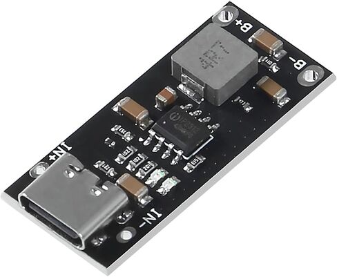 6PCS Type-C USB Input High Current 3A Polymer Ternary Lithium Battery Quick Fast Charging Board IP2312 CC/CV Mode 5V to 4.2V in Saudi Arabia