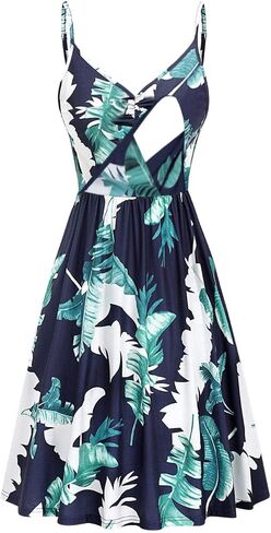 فستان رضاعة نسائي بدون أكمام بحزام سباغيتي من CzzzyL للرضاعة الطبيعية in Kuwait