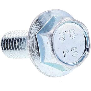 Prime-Line 9089364 Flange Bolts, Class 8.8 Metric, M6-1.0 X 16MM, Zinc Plated Steel (25 Pack)