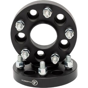 VLAOSCHI Black Forged 5x4.5 Hubcentric Wheel Spacers 1.5 Inch with 14x1.5 Studs 64.1mm Hub Bore Compatible with Tesla for 2017-2023 Model 3 | 2020 2021 2022 2023 Model Y - Pack of 2