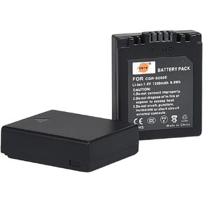 DSTE Replacement for 2X CGR-S002 CGR-S002E Li-ion Battery Compatible Panasonic Lumix DMC-FZ1 FZ2 FZ3 FZ4 FZ5 FZ10 FZ15 FZ20 Camera as CGA-S002 DMW-BM7