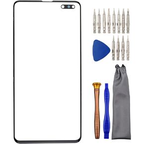 Sunways Glass Outer Screen Replacement for Samsung Galaxy S10 5G SM-G977U SM-G977B SM-G977N Black