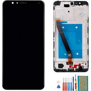 New LCD Display Compatible with Huawei Mate SE/Honor 7X BND-AL10 L21 L24 TL10 (Huawei Logo) Assembly digitizer Black Display with Frame+ Tools