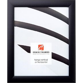 Craig Frames 1WB3BK 19 by 25-Inch Picture/Poster Frame, Smooth Finish, 1-Inch Wide, Matte Black