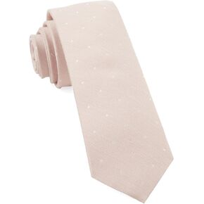 ربطة عنق ضيقة من مزيج الكتان من ذا تاي بار باللون الوردي in Kuwait