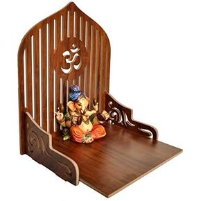 Art and Craft Wooden Temple/Home Temple/Pooja Mandir/Pooja Mandap/Temple for Home/Handcrafted Home Decorative Itemization Gifts Show Piece Item
