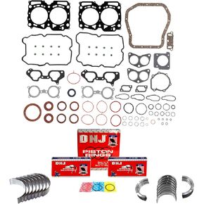 DNJ RRK722A Engine Re-Ring Kit for 2006-2015 / Saab / 9-2X / 2.5L / DOHC / H4 / 2458cc / EJ255, EJ257