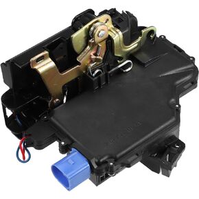 ACROPIX Rear Right Side Door Lock Latch Actuator Replacement Fit for VW Polo 9N 2001-2009 5J0839016/6Y0839016A - Pack of 1 Black Bronze Tone