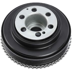 A-Premium Engine Harmonic Balancer Crankshaft Pulley Compatible with Ford Explorer 2012-2013, Edge 2012-2015, DOHC L4 2.0L, Replace# AG9Z6312A, AG9Z6312B