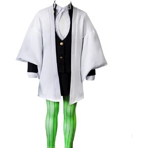Kids Mitsuri Cosplay Costume for Girls Mitsuri Outfit Kimono Mitsuri Kanroji Uniform