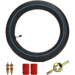 2.50/2.75-10" Inner Tube with Straight Valve Stem for SDG107 MX500 MX650 Crf50 Xr50 PW50 MVX70 DRZ70 JR50 SX500 Tao Tao QG-210 QG-213A 50cc 70cc 110cc 125cc Heavy Duty Mini Dirt Bike 1PCS