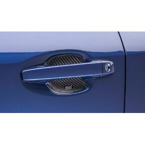 Subaru Genuine J1210FL500 STi Logo Door Handle Cup Protector 4 Set Impreza Crosstrek Ascent Carbon Fiber