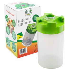 ECO Battery Bin- Test & Recycle Batteries AAA, AA, C, and D in Saudi Arabia