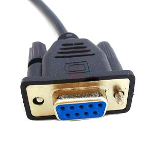 PLC Peripheral Modules Cables 9-Pin D-Sub RS-485 Cable PLC Ethernet & Communication Modules Bare Wire Compatible with Omron 3G3AX-MX-PRT-E