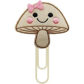 Mushroom Planner Paper Clips, Bookmark, Back to School Supplies