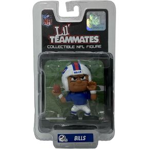 Teenymates Party Animal Lil' Teammates Buffalo Bills Quarterback QB NFL Football Figure, 3 inch Tall, Small
