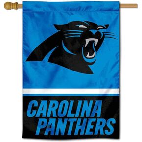 Carolina Panthers Two Sided House Flag