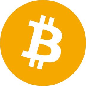 Bitcoin Bumper Sticker 4.6x4.6 inches - Made in The USA - BTC Logo Vinyl Decal for Cars, Windows, Walls, Stores - Bitcoin Sticker