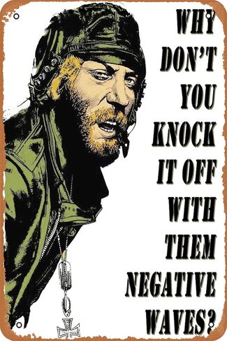 أبطال كيلي - ملصق Oddball يقول ملصق عتيق مقاس 8 بوصة × 12 بوصة علامة معدنية من القصدير ديكور كهف رجل مضحك in Kuwait