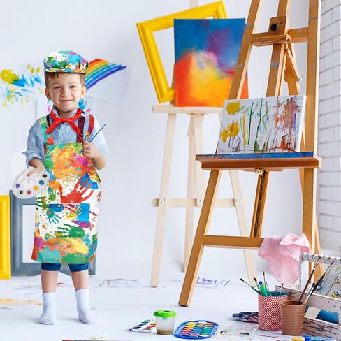 زي الفنان للأطفال للفتيات والأولاد، مجموعة إكسسوارات أزياء الرسام في عيد الهالوين in Kuwait