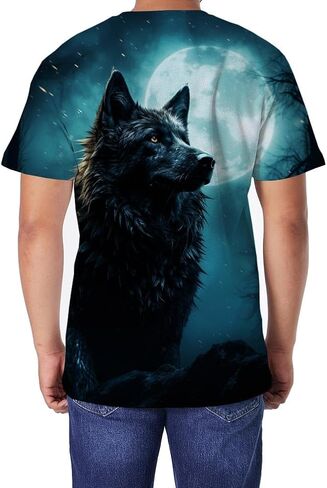 Men's T-Shirt 3D Printed T-Shirt Novelty Graphics T-Shirt Crewneck Tees S-3XL in Saudi Arabia