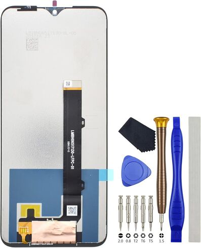 Full LCD Digitizer Touch Screen Assembly Replacement for LG K41S LM-K410 LMK410EMW LM-K410EMW Black in Saudi Arabia