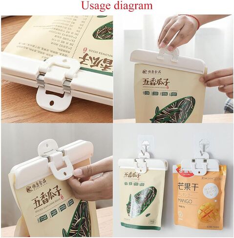 PZRT 2pcs DIY Sealing Clamp Diamond Painting Tools Clips 16.3x3.1cm Painting Accessories Cross Stitch Tool Food Snack Storage Seal Food Clips in Saudi Arabia