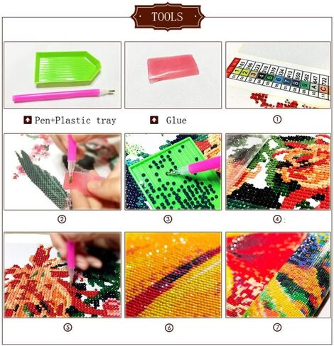 لوحة ألماس يسوع بالأرقام - لوحة ماسية مستديرة كاملة من MaiYiYi خماسية الأبعاد لبحر يسوع الماسي، مجموعة غرز متقاطعة، لوحة ماسية بغرز دينية للكبار والأطفال، ديكور فني جداري للمنزل (30 × 40 سم) in Kuwait