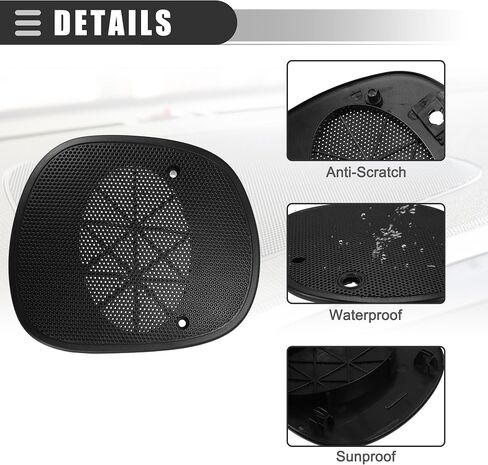 Motoforti Front Speaker Grille Cover, Dash Speaker Grille Grill Cover, for Chevrolet Blazer S10 1998-2005, for GMC Jimmy Sonoma, Front Driver Passenger Side, Plastic, No.15046441/15046442 in Saudi Arabia