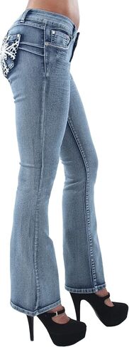 Colombian Design, Butt Lift, Levanta Cola, Boot Leg Jeans Plus/Junior Size in Kuwait