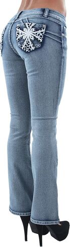Colombian Design, Butt Lift, Levanta Cola, Boot Leg Jeans Plus/Junior Size in Kuwait