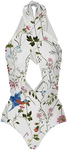 FYMNSI Women's One Piece Swimsuits with Sarong Wrap Skirt Cover Ups Cute Floral Bikini Set Bathing Suit 2024 Beach Outfits in Saudi Arabia