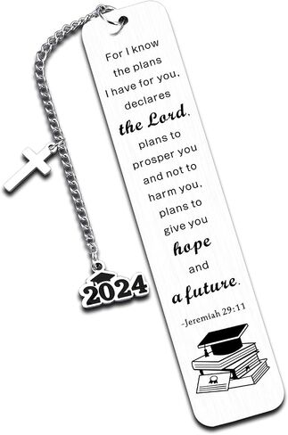 Graduation gifts for Him Her 2024 Graduation Gifts for Women Men Class of 2024 Senior Middle High School College Grad Student Nurse Daughter Son Degree Bookmark Inspirational Religious Christian Gifts in Saudi Arabia