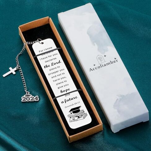 Graduation gifts for Him Her 2024 Graduation Gifts for Women Men Class of 2024 Senior Middle High School College Grad Student Nurse Daughter Son Degree Bookmark Inspirational Religious Christian Gifts in Saudi Arabia
