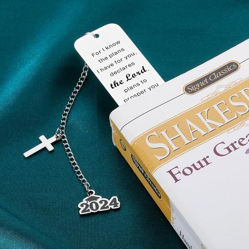 Graduation gifts for Him Her 2024 Graduation Gifts for Women Men Class of 2024 Senior Middle High School College Grad Student Nurse Daughter Son Degree Bookmark Inspirational Religious Christian Gifts in Saudi Arabia