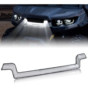 SAUTVS Front LED Light Bar for Can Am Defender, Grille Accent Light Mesh Grill Light Bar Waterproof DRL for 2016-2019 Can Am Defender/Defender MAX HD5 HD8 HD10 Accessories (1PCS)