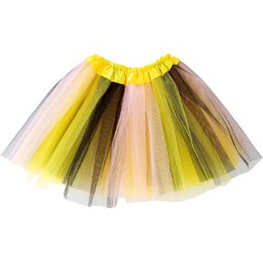 Jastore Girls Layered Stars Sequins Tutu Skirt Princess Ballet Dance Dress for 2-8 Years