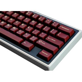 114 Keys ABS Custom Keycaps Set, Double Shot Keycaps, Suitable for Cherry MX Mechanical Gaming Keyboard, Without PAD Area