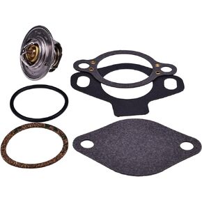 Thermostat Kit 807252Q4 18-3668 Compatible with MerCruiser Quicksilver V-6 and V-8 MerCruiser Engines 1983-2016 8.2L V8 0A338533-0F775199 1985-1995