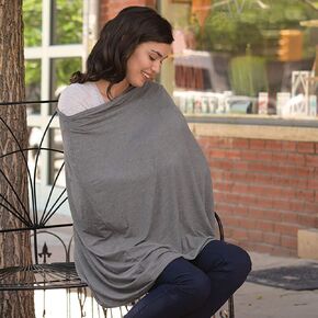 4-in-1 Nursing Scarf - Gray o/s